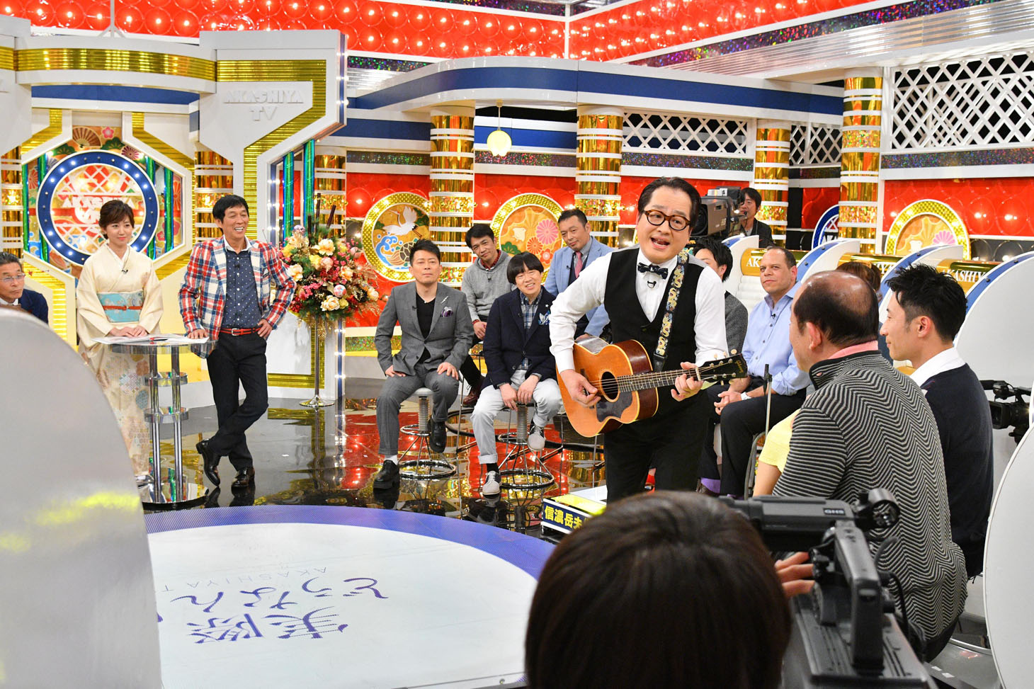 「痛快！明石家電視台 モー娘OG＆新喜劇芸人 正月だからぶっちゃけSP」のワンシーン。(c)MBS