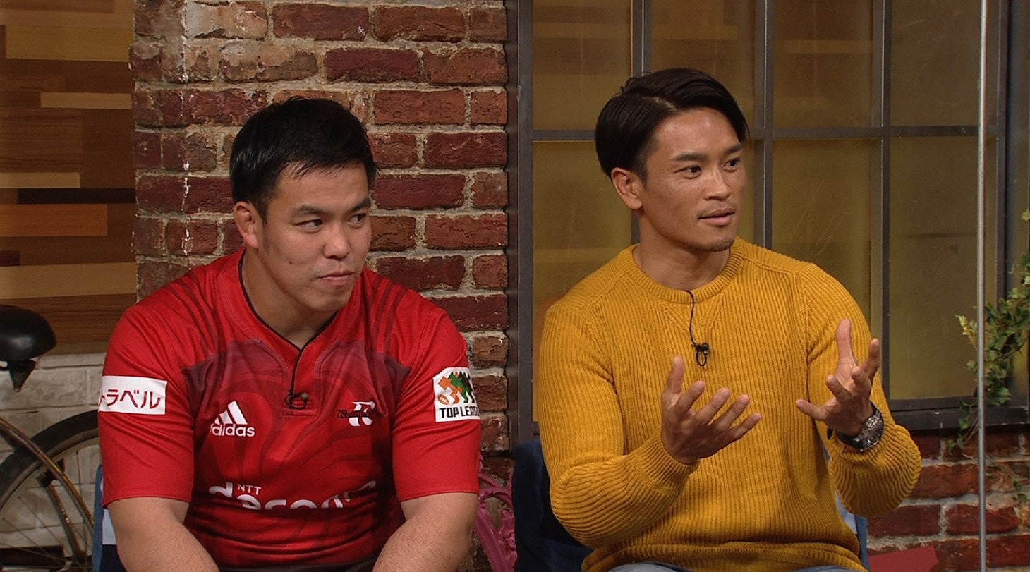 左から緑川昌樹、冨岡耕児。(c)読売テレビ