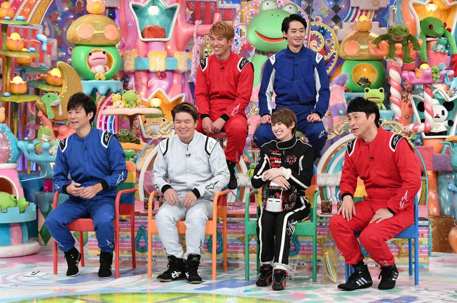 「世界ラリー in アメトーーク！」の出演者たち。(c)テレビ朝日