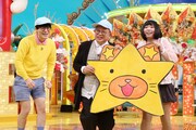 コラボネタを披露する笑福亭鶴瓶とにゃんこスター。(c)日本テレビ
