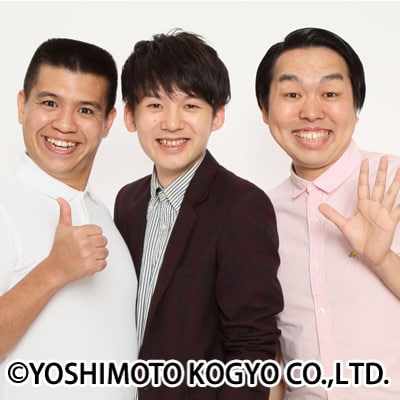 ジェラードン。左から西本、海野、かみちぃ。