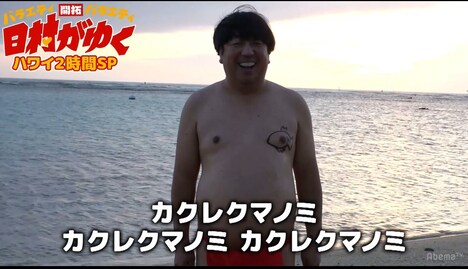 「ハワイ2時間SP!! 日村がゆく#35～ハワイの新しい夜明けを見つけるの巻～」より。