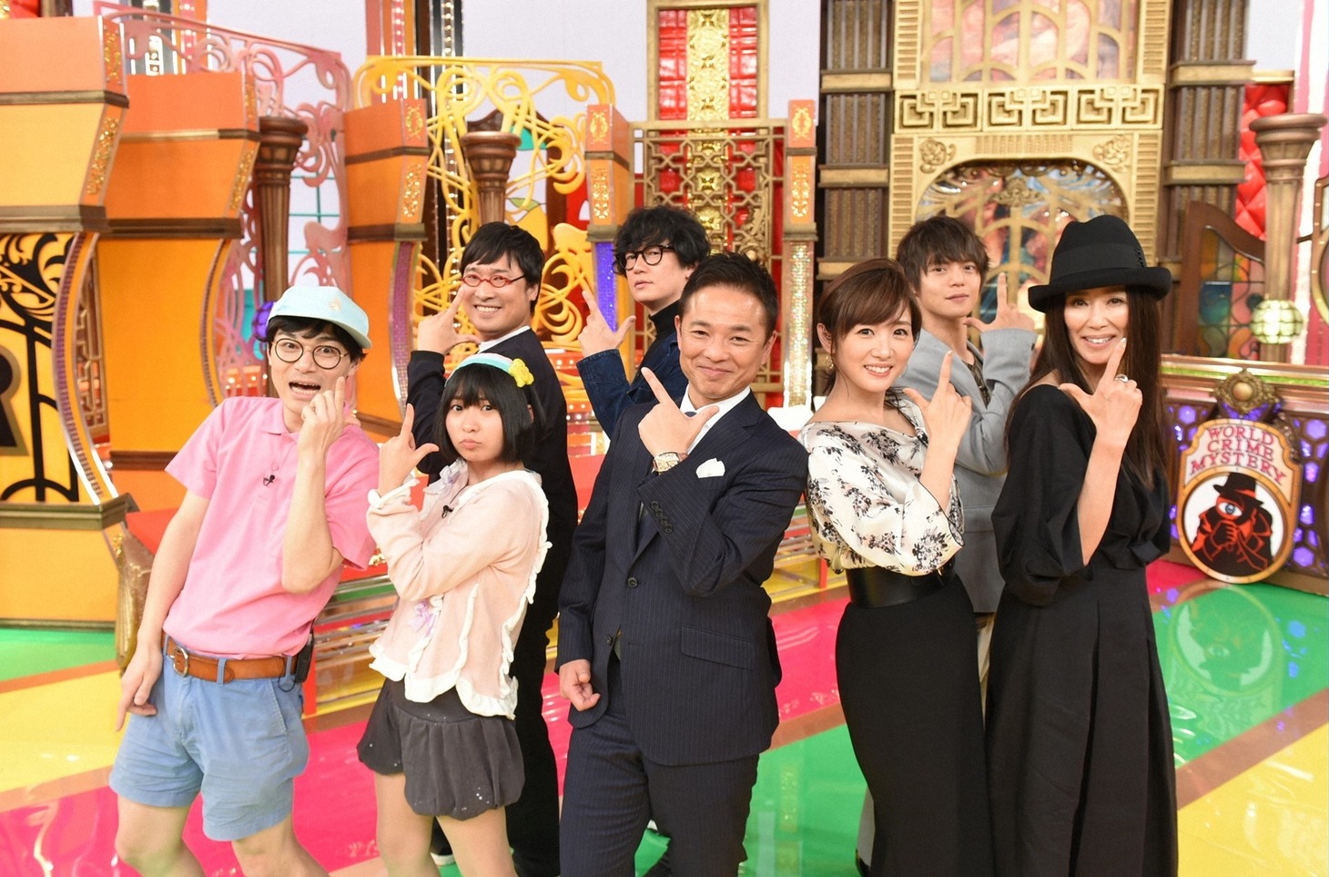 「ワールド犯罪ミステリー」の出演者たち。(c)TBS