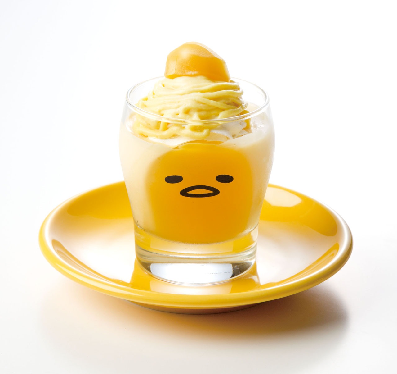 通常メニューのぐでモンブランプリン。
