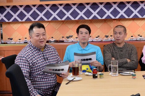 （左から）ブラックマヨネーズ小杉、タカアンドトシ。(c)テレビ朝日