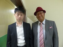 新コンビ・ケンメリ。左から塩田忠道、木曽さんちゅう。