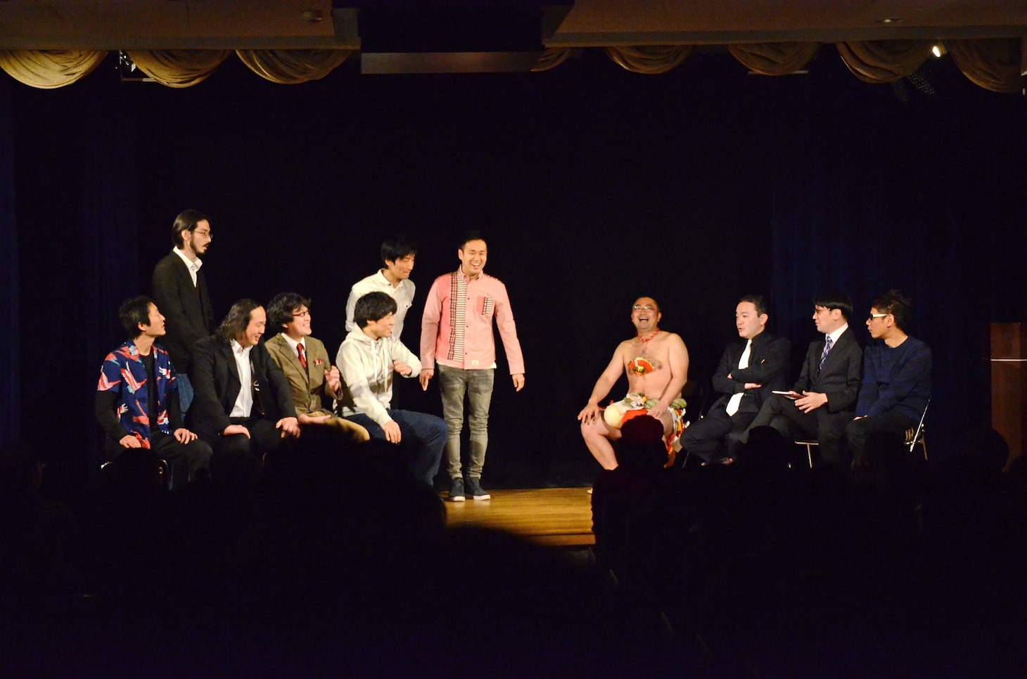 トークコーナーの様子。