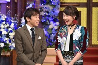 左から織田信成、村上佳菜子。(c)日本テレビ