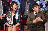 左から村上佳菜子、織田信成。(c)日本テレビ