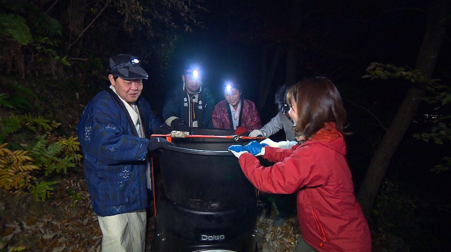 「目指せ絶景！露天風呂トラックの旅2」のワンシーン。(c)広島テレビ