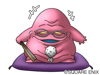 「ドラゴンクエスト」シリーズのモンスター・きめんどうしと笑福亭鶴瓶の見た目がそっくりなことから生まれた新キャラクター「きめんどうし師匠」。