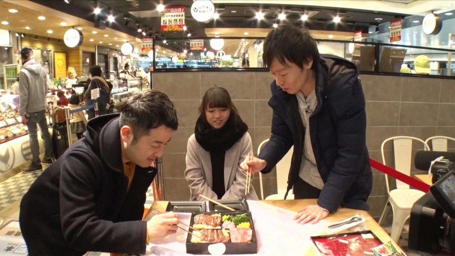 「ニチファミ！・発見！ニッポンの肉2018～最新＆最強の激ウマ大捜査SP～」に出演する和牛ら。(c)フジテレビ