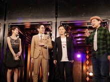 左から曽田茉莉江、東京ホテイソン、鈴木おさむ。(c)BSフジ