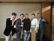 左から大島直也、長江健次、極楽とんぼ山本、鳳恵弥、渡辺裕之。