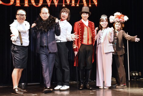 （左から）トレンディエンジェル、南海キャンディーズしずちゃん、チュートリアル徳井、尼神インター。