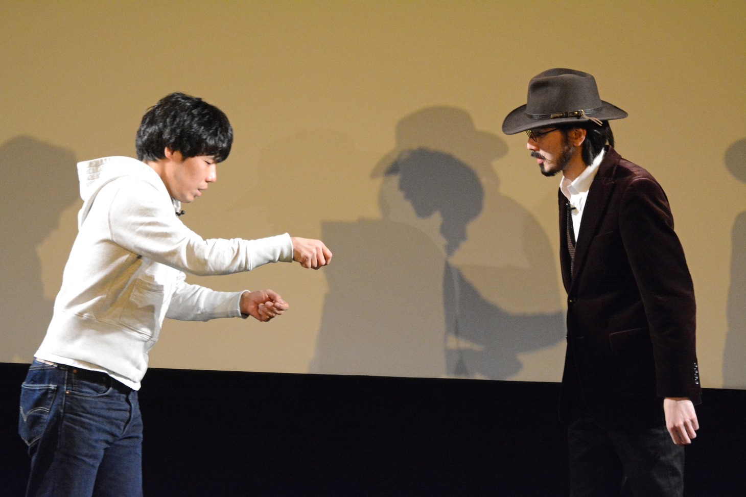 コント「パブリック男爵」のワンシーン。