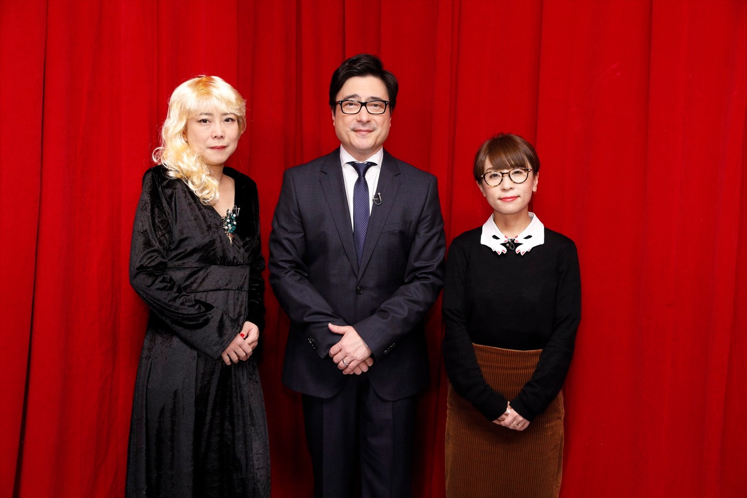 「徹底討論！『ツイン・ピークス The Return』のすべて」に出演する（左から）椿鬼奴、ジョン・カビラ、マキヒロチ。