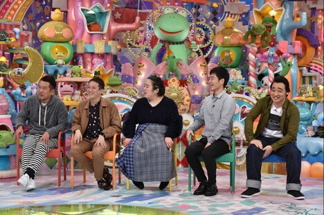 ナダルのひんしゅく話を証言する芸人たち。(c)テレビ朝日