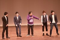 （左から）ロットX、いけだてつや、ニンマリカラス。