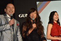 （左から）バイきんぐ、畠山愛理。