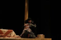 劇団かもめんたる第4回公演「尾も白くなる冬」の様子。