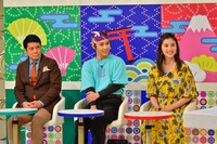 地元の魅力をプレゼンする（左から）峰竜太、りゅうちぇる、橋本マナミ。(c)MBS