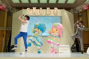 「サンリオ新商品展示会 SANRIO EXPO 2018」に登壇した流れ星。
