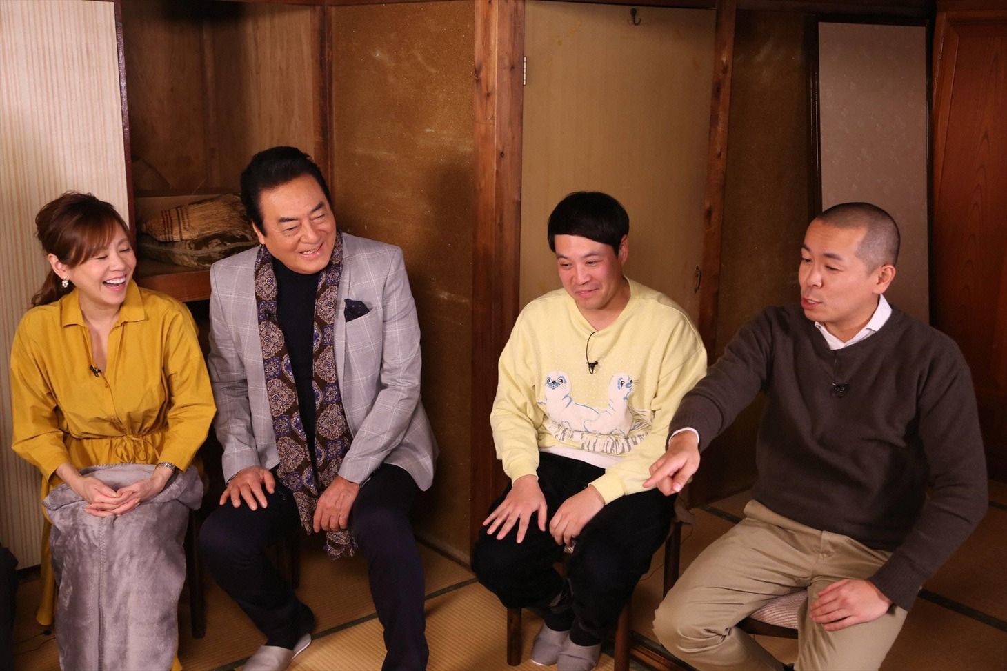 （左から）高橋真麻、高橋英樹、タカアンドトシ。