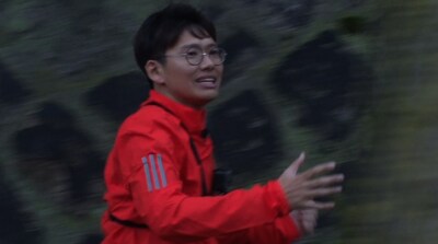 「RUNごはん」に臨むミキ亜生。(c)読売テレビ