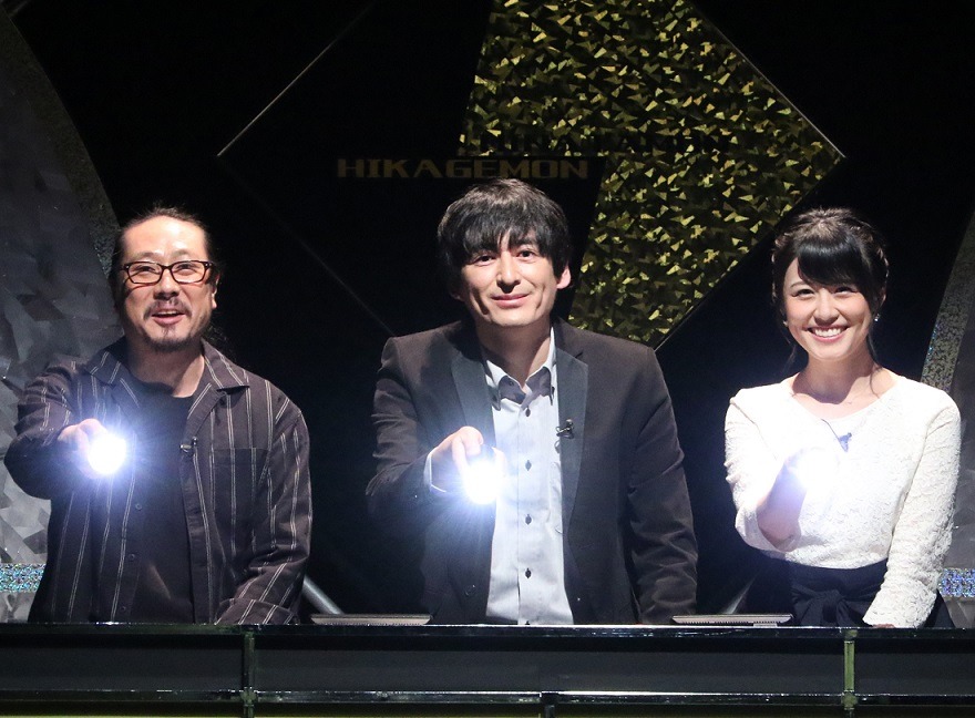 「ひかげモンとひなたモン～こんなんできるんどんなやつ？～」に出演する、MCの博多大吉（中央）と、笑い飯・西田（左）、中島めぐみアナ（右）。(c)関西テレビ
