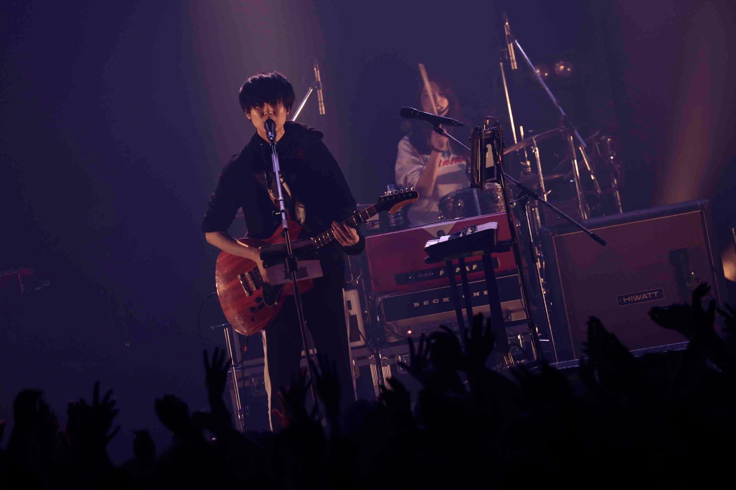 「ゲスの極み乙女。久しくシングル出してなかったから 何かシングル出す時の感覚忘れちゃったし、 ワンマンするのも何だから仲間を呼んだぜ！ あんまライブ無いから来てくれよな！PARTY」の様子。