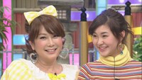 （左から）はるな愛、村上佳菜子。(c)CBC
