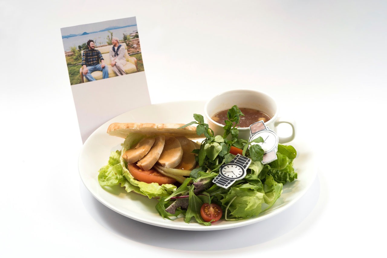 「熊本名産天草大王使用Guest House『deco pon』の時間を忘れるテリヤキチキンバーガー」
