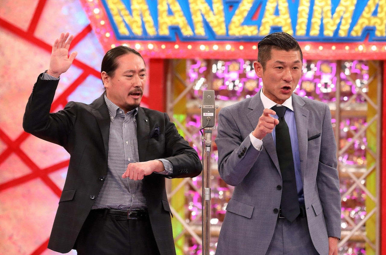 「漫才マン the プラチナ」に出演する、笑い飯。(c)関西テレビ