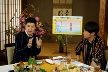 左から関根勤、陣内智則。(c)読売テレビ