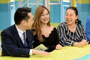 （左から）バナナマン設楽、佐藤エリ、いとうあさこ。(c)テレビ朝日