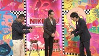 左からケンドーコバヤシ、船越英一郎、千原ジュニア。(c)読売テレビ