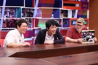 （左から）タカアンドトシ・タカ、麒麟・川島、野性爆弾くっきー。(c)中京テレビ