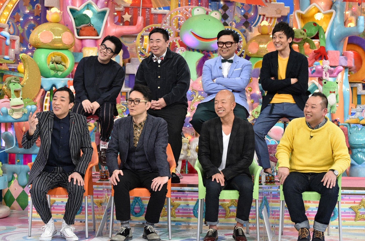 「アメトーーク！」に出演する「女性人気ない芸人」たち。(c)テレビ朝日