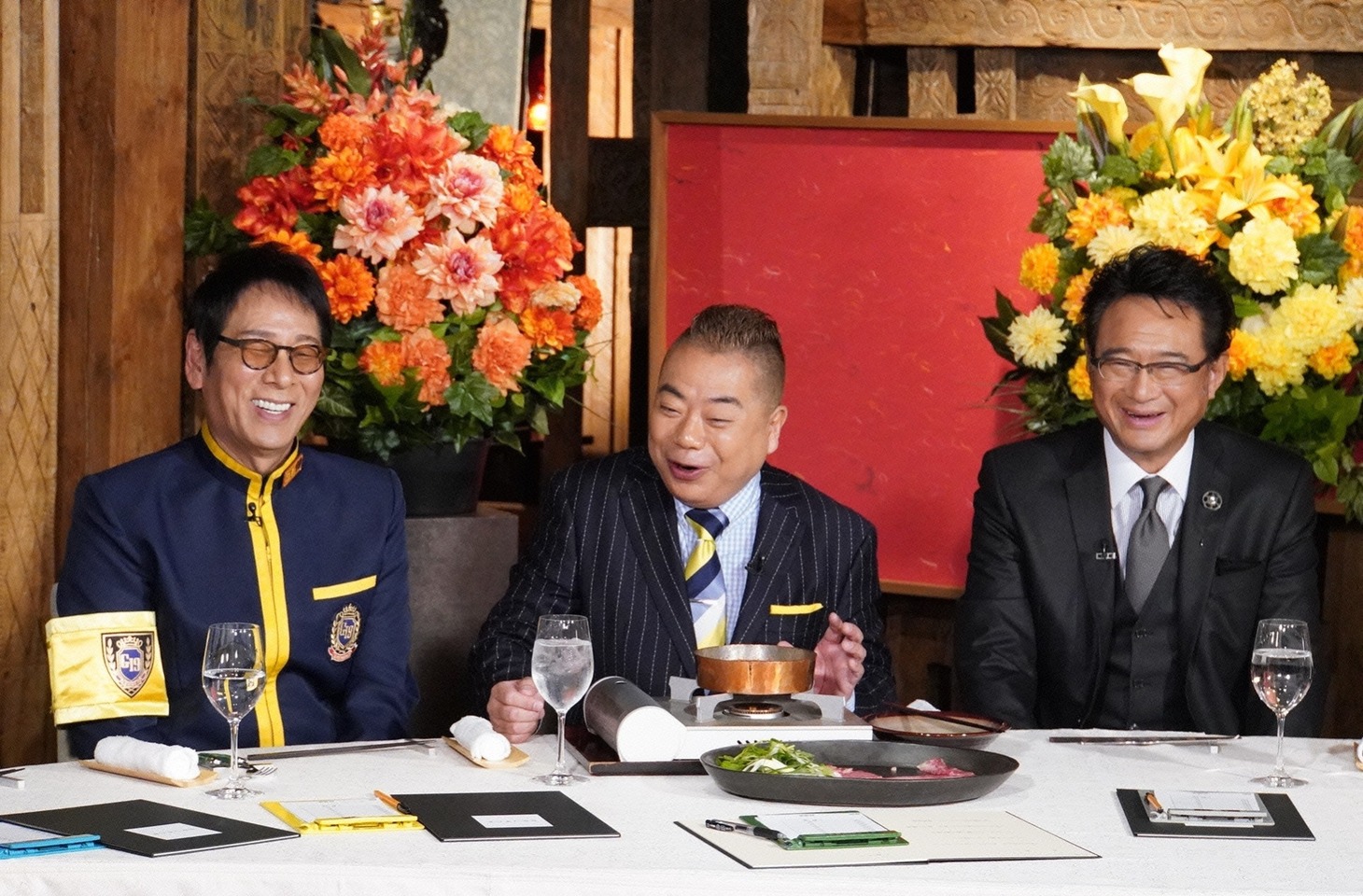 左から大杉漣、出川哲朗、船越英一郎。(c)日本テレビ