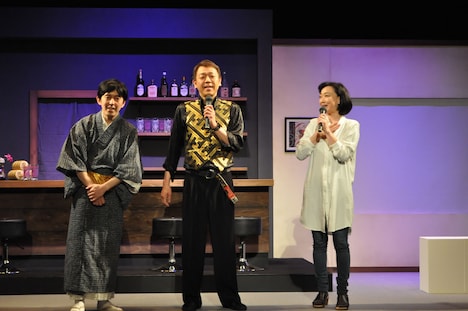 2月28日に行われた舞台「Snack 玉ちゃん」制作発表会の様子。2月28日に行われた舞台「Snack 玉ちゃん」制作発表会の様子。