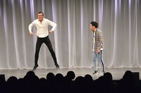 今年2月に開催された「よしもと若手祭り2018前夜祭 なななな～♪なななな～♪77組～♪」に出演したジョイマン。