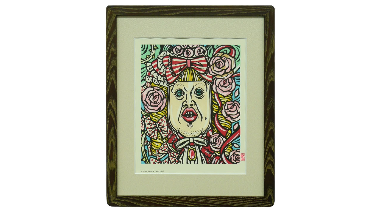 浮世絵 - 野性爆弾くっきー×日本伝統美術、阿吽像の屏風絵や木