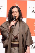 「『火花』～Ghost of the Novelist～」制作発表会見より、又吉直樹（ピース）。