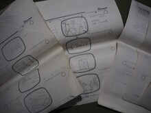 金子修介監督の絵コンテ。