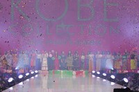 「神戸コレクション 2018 SPRING/SUMMER」グランドフィナーレの様子。