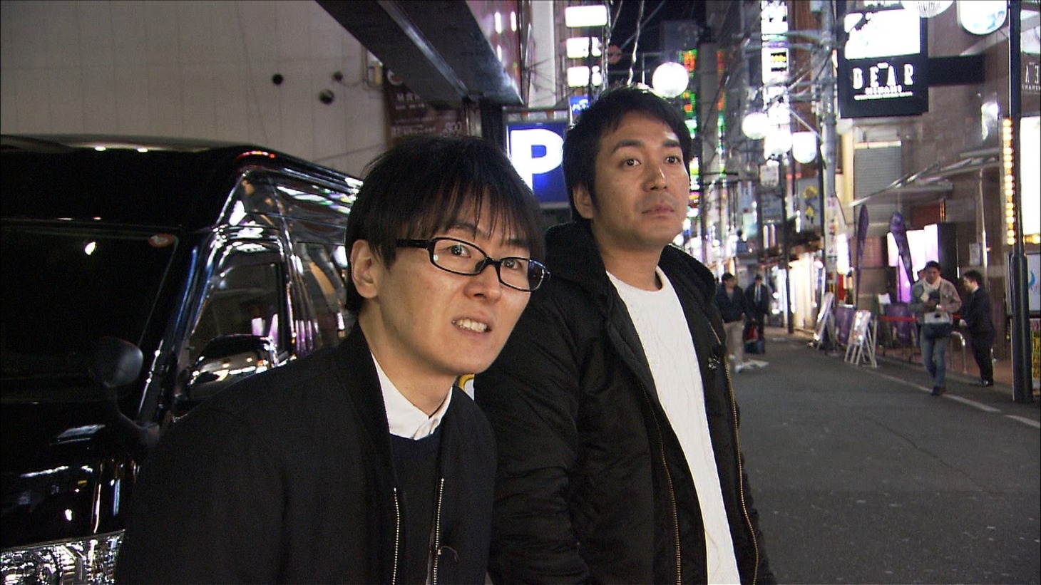 「雨上がりの『Aさんの話』～事情通に聞きました！～」に出演する、スーパーマラドーナ。(c)ABC