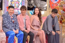 左から大江裕、北山たけし、道端アンジェリカ、立川志らく。(c)読売テレビ