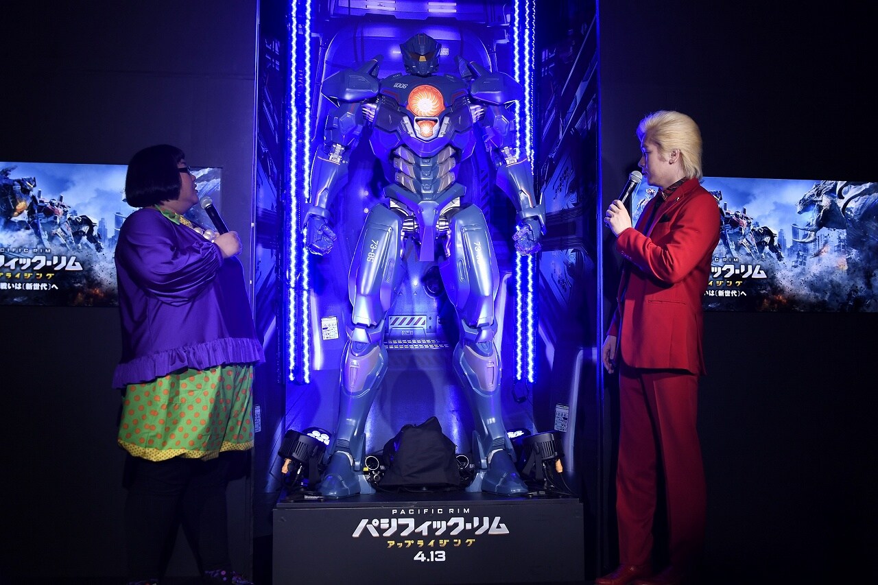 映画「パシフィック・リム：アップライジング」PRイベントのワンシーン。