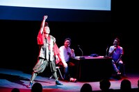 イベントに駆けつけた武将様（左）。（撮影：日吉"JP"純平）